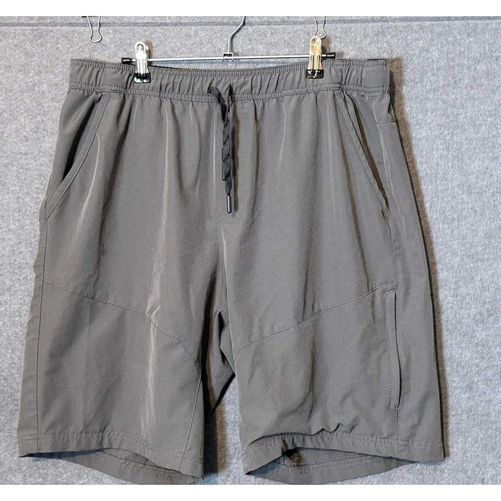 Gerry Shorts XL Gray Mens Athletic Hiking Stretch Cargo Pockets Gorpcore Utility
